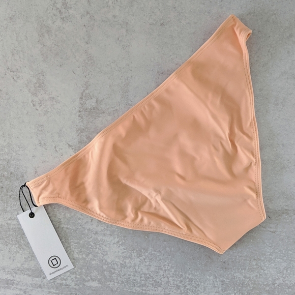 Ellejay Diane Bikini Swim Bottom Peach Sorbet, L NWT - Picture 5 of 7